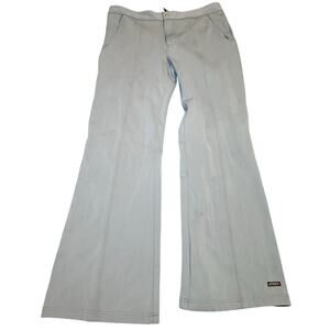 Athleta Glacier Fleece Lined Soft Shell Ski Pants, Slate Blue, Plus Size 16